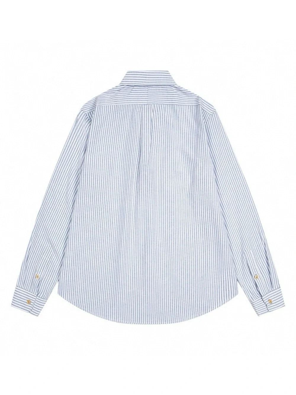 Polo by Ralph Lauren Light Blue & White Striped Oxford Shirt